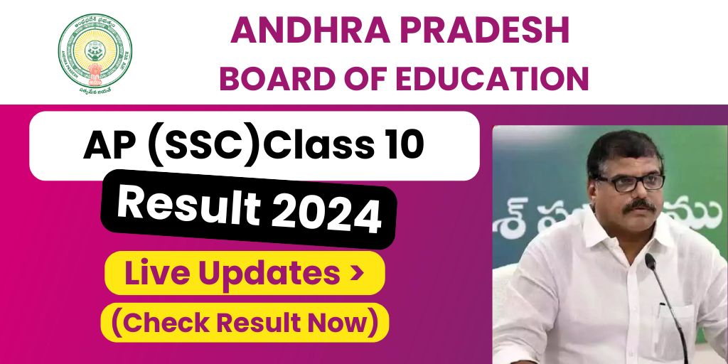 AP Board SSC 10th Result 2024 (Declared) - Live Updates