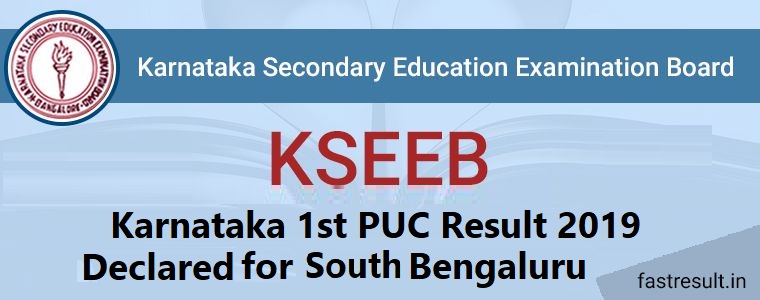 Karnataka 1st PUC Result 2019 for South Bengaluru Declared: Check Here