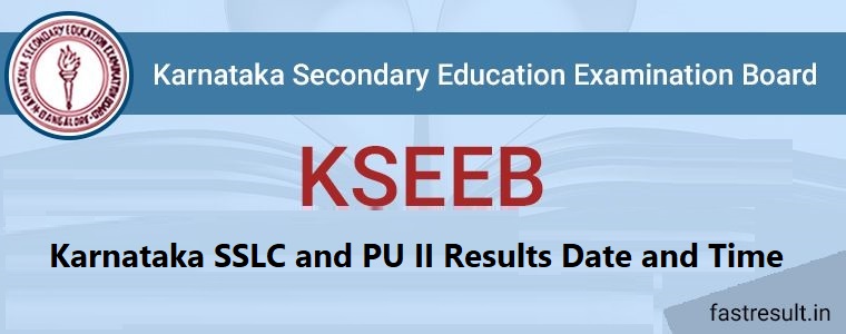 Karnataka SSLC and PU II Results Date and Time