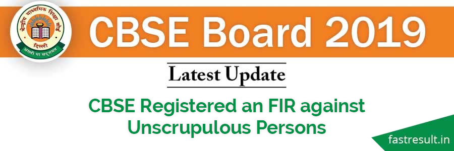 Question Papers Leaked Videos - CBSE Registered an FIR against Unscrupulous Persons